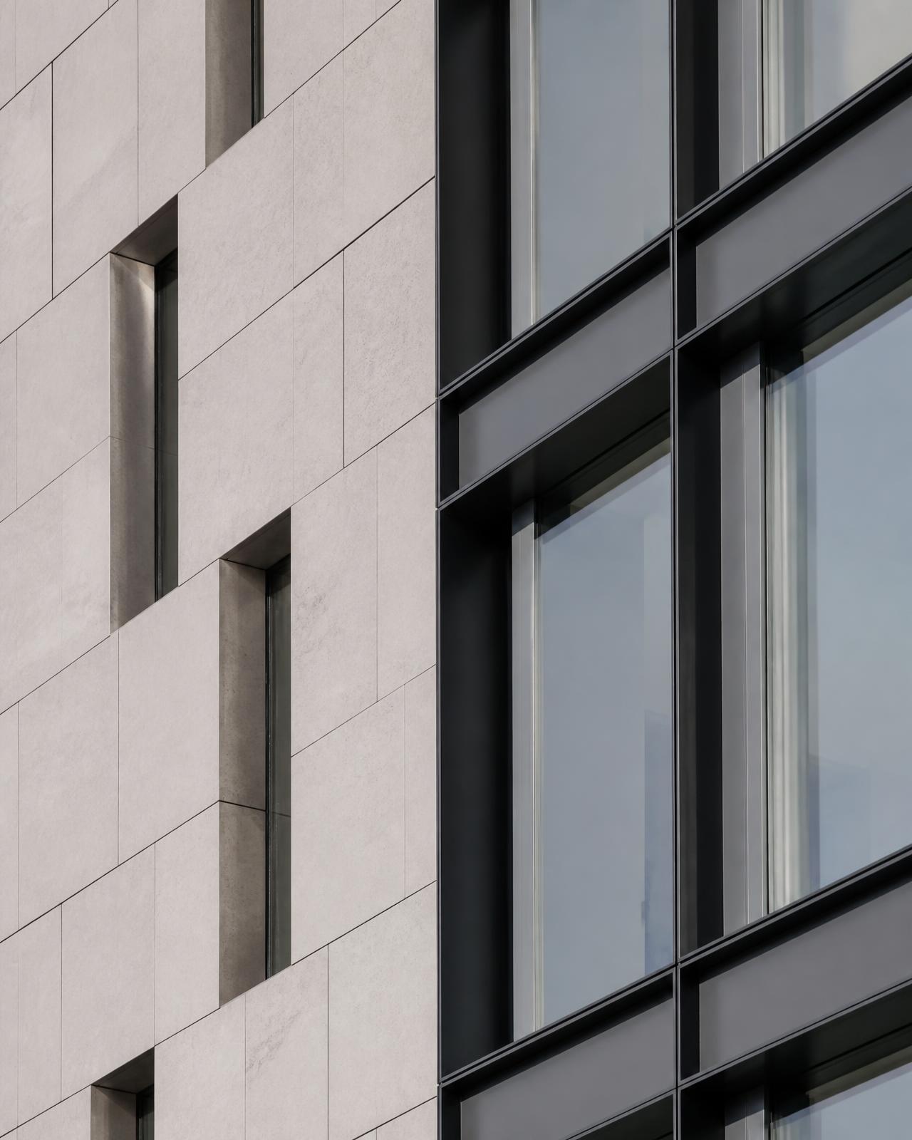 Detalle arquitectónico de la fachada